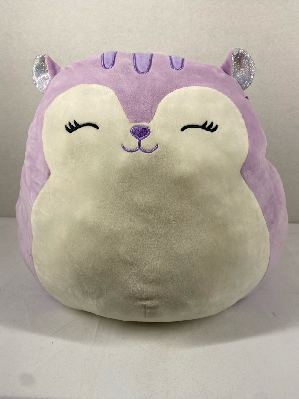 Squishmallows Sydnee Squirrel Lavender and Cream Plush Pillow Pet 16”